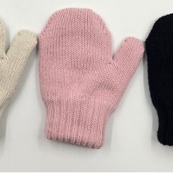 Adīti cimdi dūraiņi 2 slāņi 11 cm, 0-1g., NO161