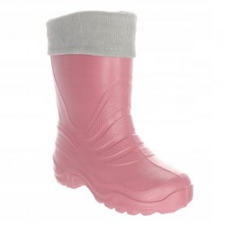 Lemigo Super viegli Bērnu gumijas zābaki ar izņemamu termo siltinājumu TERMIX  861 Light Pink