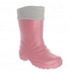 Lemigo Super viegli Bērnu gumijas zābaki ar izņemamu termo siltinājumu TERMIX  861 Light Pink