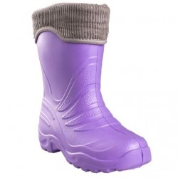 Lemigo Super viegli Bērnu gumijas zābaki ar izņemamu termo siltinājumu TERMIX  861 Violeti