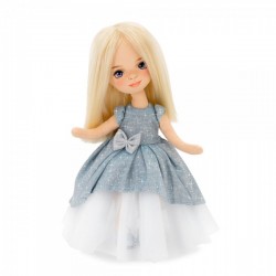 SWEET SISTERS Lelle MIA gaiši zilā vakarkleitā (32cm)  SS01-01