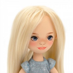 SWEET SISTERS Lelle MIA gaiši zilā vakarkleitā (32cm)  SS01-01