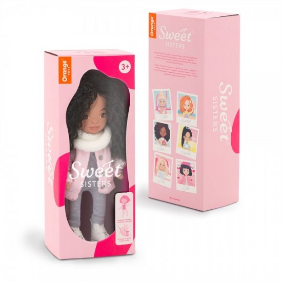 SWEET SISTERS Lelle TINA ikdienas stils rozā vējjakā (32cm)  SS05-11