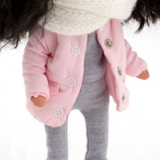 SWEET SISTERS Lelle TINA ikdienas stils rozā vējjakā (32cm)  SS05-11