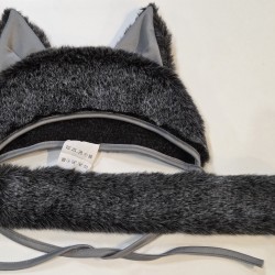 Vilka karnevāla maska - cepure un aste "Vilks" PRE018