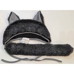 Vilka karnevāla maska - cepure un aste "Vilks" PRE018