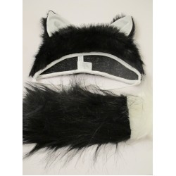 Kaķa karnevāla maska - cepure un aste "Kaķis" PRE017