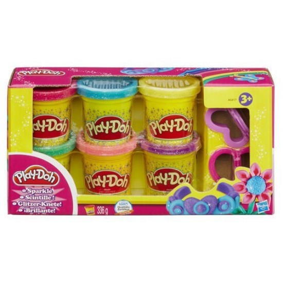 PLAY-DOH Mirdzošais plastilīns A5417 PLAY-DOH Mirdzošais plastilīns A5417
