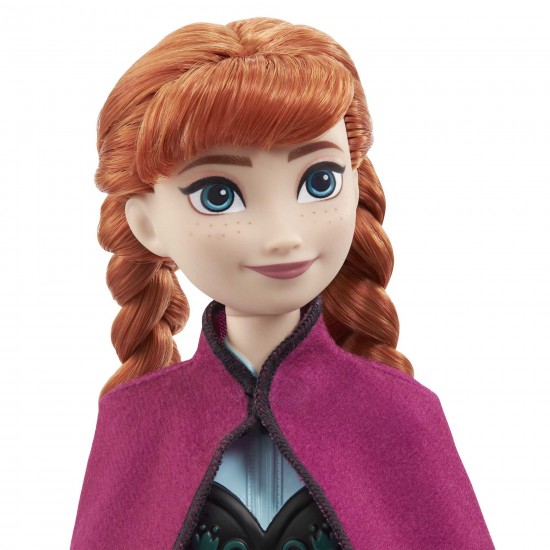 Disney Frozen lelle Anna ar bizēm HLW49 Disney Frozen lelle Anna ar bizēm HLW49