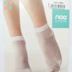 Smalka tīkliņa zeķes ULIANA 20 DEN naturel, izmērs 18-22cm DR0015