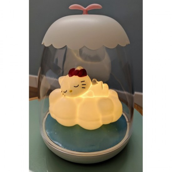 Hello Kitty Cloud Petit Akio nakts lampa ar taimeri HK6382 Hello Kitty Cloud Petit Akio nakts lampa ar taimeri HK6382