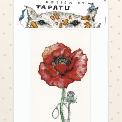 TAPATU Tattoo Sarkanā magone TAP034