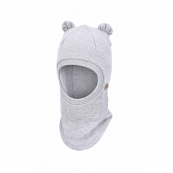TuTu kokvilnas starpsezonas ķivercepure ar austiņām 3-007980, Light grey