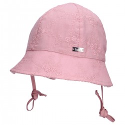 TuTu sasienama kokvilnas panamas cepure ar UV+30 aizsardzību 3-007763 D pink