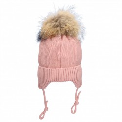 TuTu merino vilnas cepure 3-006367, dusty pink