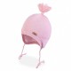 TuTu merino vilnas sasienama cepure mazuļiem 3-005733, dusty pink TuTu merino vilnas sasienama cepure mazuļiem 3-005733, dusty pink