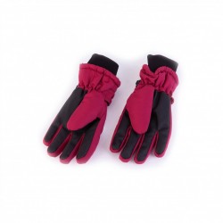 TuTu ziemas cimdi pirkstaiņi ar klipsi 3-006659 claret