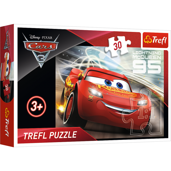 TREFL Puzle Cars 3, 30 gab. 18215T TREFL Puzle Cars 3, 30 gab. 18215T