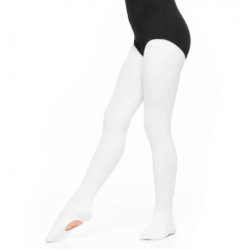Zeķubikses-legingi baletam, vingrošanai, dejošanai, baltas 60DEN, izmēri 128-164cm, AR079