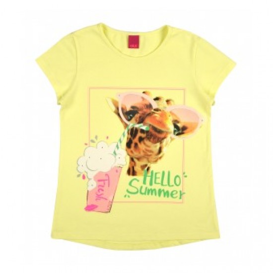 T-krekls ar žirafi meitenēm, izmēri 152-164cm, 7508