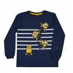 T-krekls Minions zēniem tumši zils, izmēri 98-122cm, 7808