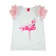 T-krekls ar flamingo meitenēm, izmēri 104-134cm, 8188 T-krekls ar flamingo meitenēm, izmēri 104-134cm, 8188