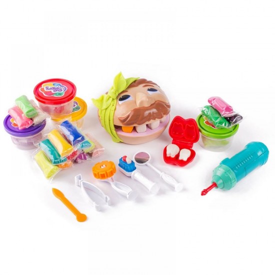 Radošais komplekts Modelēšanas mīkla Play Dough - Zobārsts, ETC11027