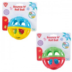 Playgo Attīstoša rotaļlieta bumba ar grabuli PlayGo Bounce Roll Ball 1515