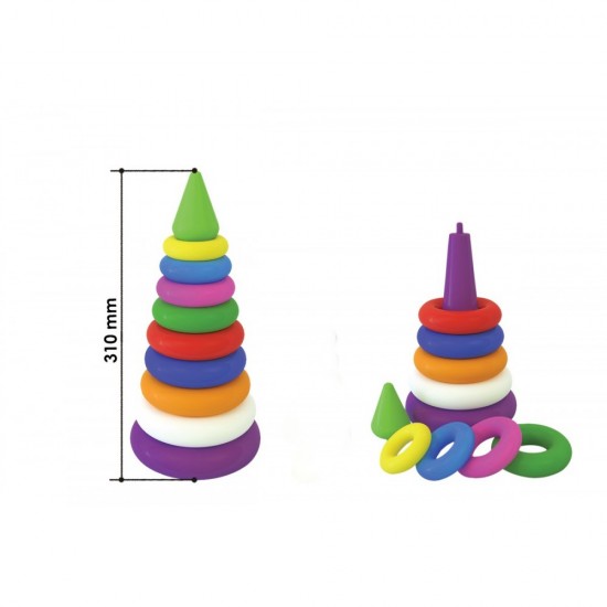 Klasiskā piramīda Teh Toy Pyramid 31*15*15cm 2360 Klasiskā piramīda Teh Toy Pyramid 31*15*15cm 2360
