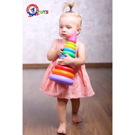 Klasiskā piramīda Teh Toy Pyramid 31*15*15cm 2360 Klasiskā piramīda Teh Toy Pyramid 31*15*15cm 2360