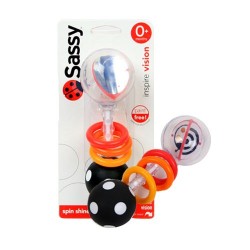 Sassy Rotaļlieta grabulis Spin Shine Rattle 80016