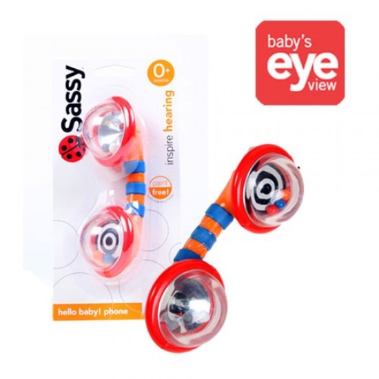 Sassy Rotaļlieta grabulis Hello Baby Phone Rattle 80027