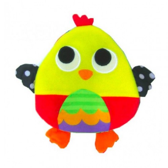 Sassy Attīstoša mīksta auduma grāmata Farm Animal Book Hen 80603 Sassy Attīstoša mīksta auduma grāmata Farm Animal Book Hen 80603
