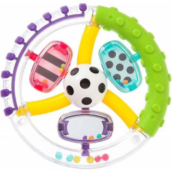 Sassy Rotaļlieta grabulis Wonder Wheel Ring Rattle 80652 Sassy Rotaļlieta grabulis Wonder Wheel Ring Rattle 80652