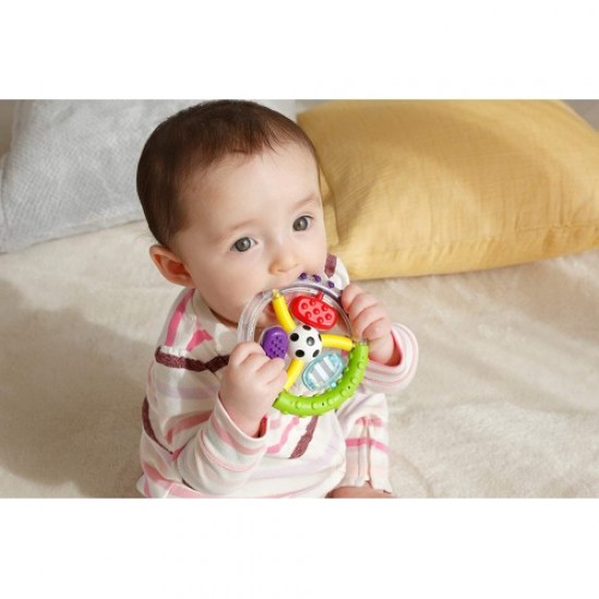 Sassy Rotaļlieta grabulis Wonder Wheel Ring Rattle 80652 Sassy Rotaļlieta grabulis Wonder Wheel Ring Rattle 80652
