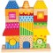 Bino Koka attīstoša rotaļlieta konstruktors Stacking House 84151