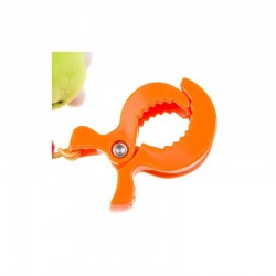 Biba Toys  Attīstoša aktivitātes rotaļlieta ratu grabulis My Jungle Friends Clip-on Toy JF130