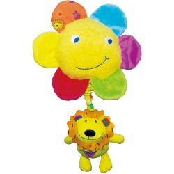Biba Toys Attīstoša muzikāla mīksta rotaļlieta Lion Pull Music JF134