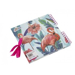 Piezīmju blociņš Grafix Spiral Note Book Flamingo SNFL/GE