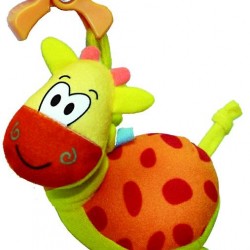 Biba Toys Attīstoša mīksta rotaļlieta Žirafe BR121