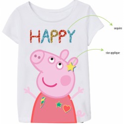 T-krekls Peppa Pig meitenēm, izmēri 92-116cm, G0135