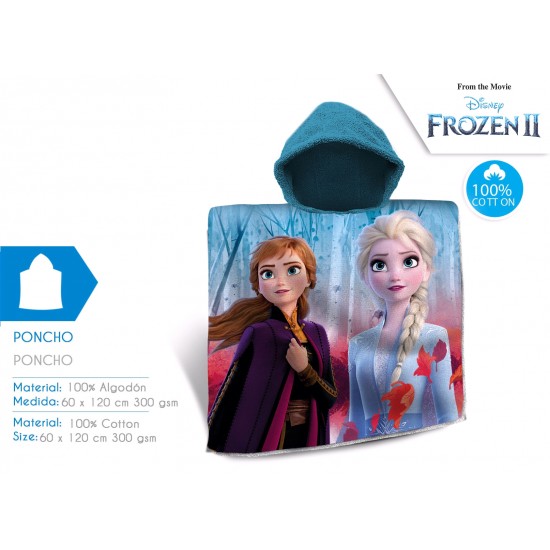 Bērnu dvielis ar kapuci Frozen 60x120cm G0129