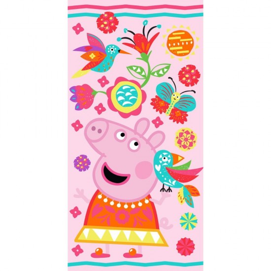 Bērnu dvielis Peppa Pig 70x140cm G0081 Bērnu dvielis Peppa Pig 70x140cm G0081