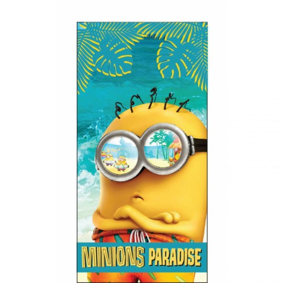 Bērnu dvielis Minions 70x140cm G0164 Bērnu dvielis Minions 70x140cm G0164
