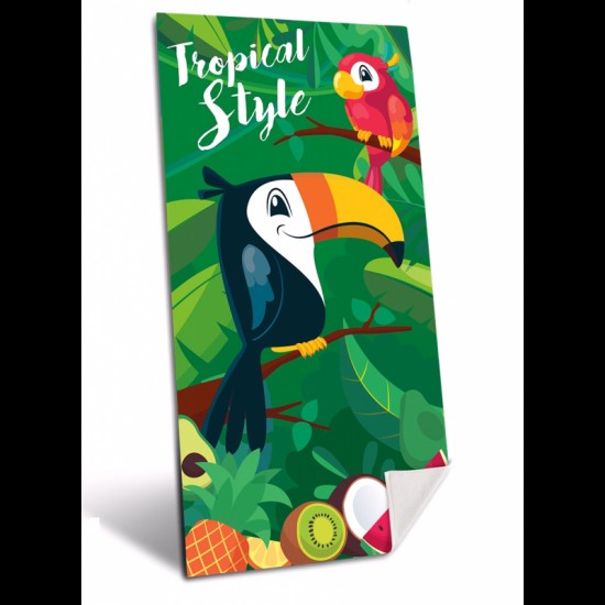 Bērnu dvielis Tropical Style 70x140cm G0018
