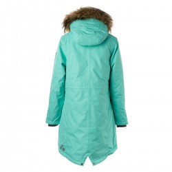 HUPPA ziemas sieviešu parka VIVIAN 1 ar dabīgo kažokādu, 12498120-20026, MINT
