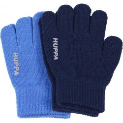HUPPA adīti pirkstaiņi LEVI 2gb., zili/tumši zili  82050002-00135