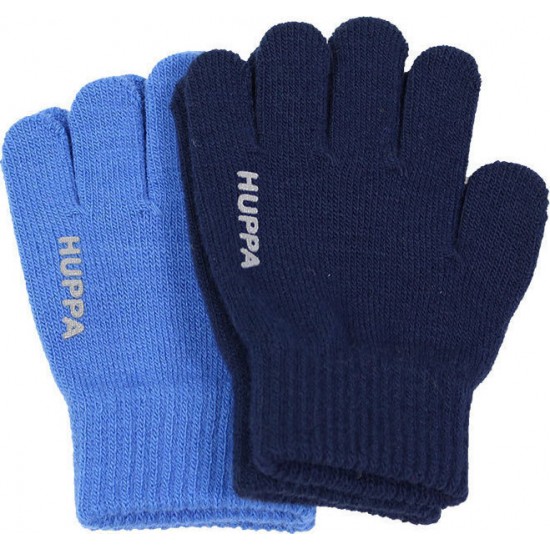 HUPPA adīti pirkstaiņi LEVI 2gb., zili/tumši zili 82050002-00135 HUPPA adīti pirkstaiņi LEVI 2gb., zili/tumši zili 82050002-00135