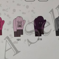 LENNE bērnu cimdi - adīti dūraiņi tumši violeti 19345/619