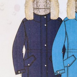 LENNE ziemas jaka/parka - mētelis meitenēm ESTELLA 19671/229 Izmēri 140-170cm